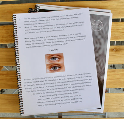 The Lash Lifting Process Training Manual