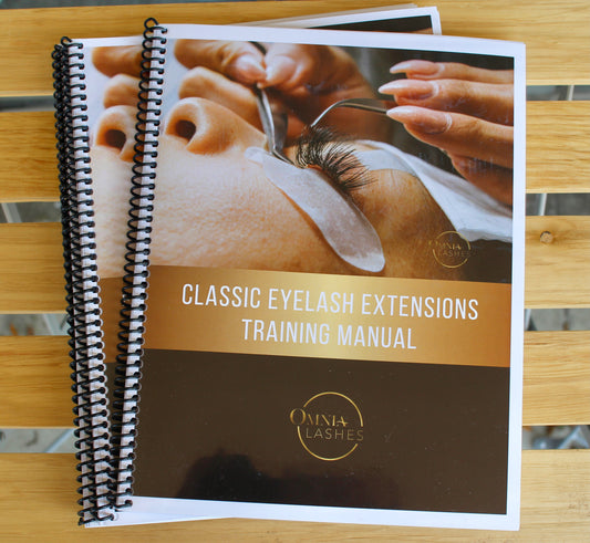 Classic Eyelash Extension Training Manual (English) ✨