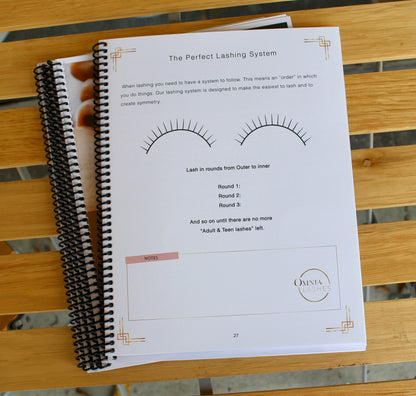 Classic Eyelash Extension Training Manual (English) ✨