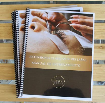 Manual de Entrenamiento para Extensiones de Pestañas Clásicas (Español) ✨