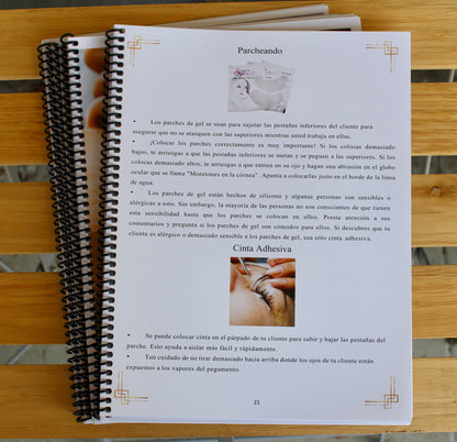 Manual de Entrenamiento para Extensiones de Pestañas Clásicas (Español) ✨