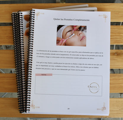 Manual de Entrenamiento para Extensiones de Pestañas Clásicas (Español) ✨