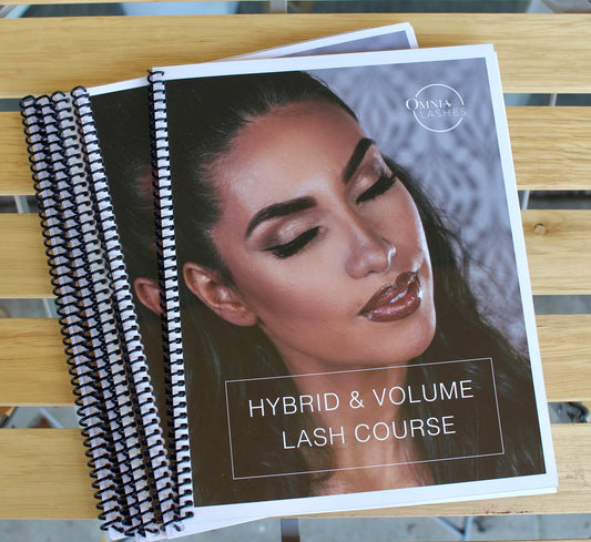 Hybrid & Volume Lash Extension Training Manual (English) ✨